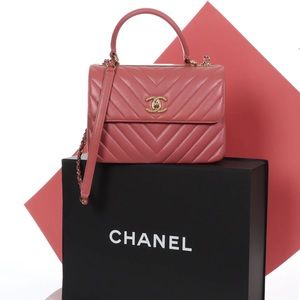 Authentic Chanel Trendy Small Mauve Pink - excellent condition.